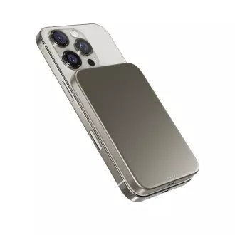 Epico Qi2 5000mAh Alu Mag  PowerBank EM51 -Titan