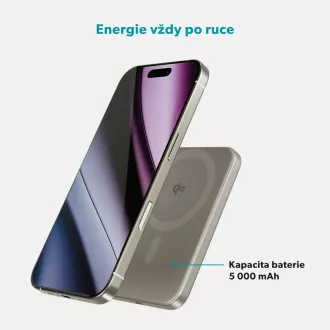 Epico Qi2 5000mAh Alu Mag  PowerBank EM51 -Titan
