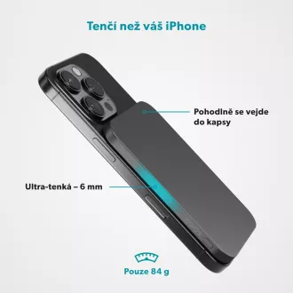 Epico 3000mAh Alu Mag  PowerBank EM31 - grau