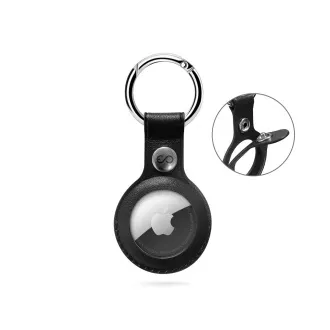 Epico Ledertasche für AirTag - Schwarz Epico Ledertasche für AirTag - Schwarz
