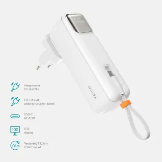 Epico 2in1 5000mAh Powerbank und Adapter ET30