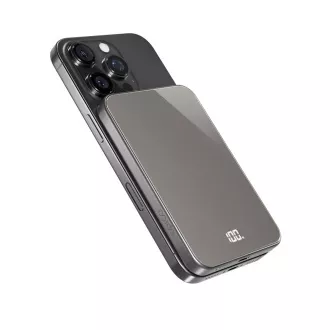 Epico 5000mAh Alu Mag  Powerbank EM45 - titanfarben