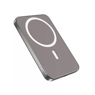 Epico 5000mAh Alu Mag  Powerbank EM45 - titanfarben
