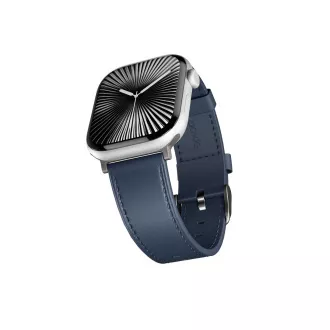 Epico Uhrenarmband Leder 42/44/45/46/49 - blau Epico Uhrenarmband Leder 42/44/45/46/49 - blau