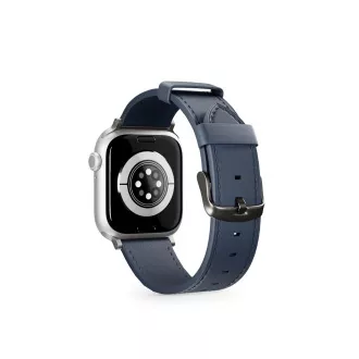 Epico Uhrenarmband Leder 42/44/45/46/49 - blau Epico Uhrenarmband Leder 42/44/45/46/49 - blau