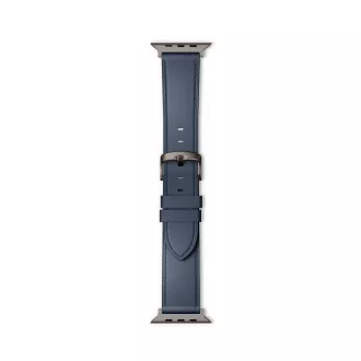 Epico Uhrenarmband Leder 42/44/45/46/49 - blau Epico Uhrenarmband Leder 42/44/45/46/49 - blau