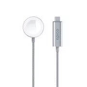 Epico USB-C Ladegerät Apple Watch 1.2m - silber