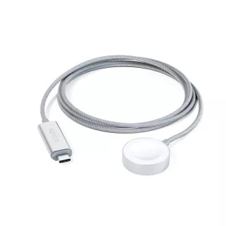 Epico USB-C Ladegerät Apple Watch 1.2m - silber Epico USB-C Ladegerät Apple Watch 1.2m - silber