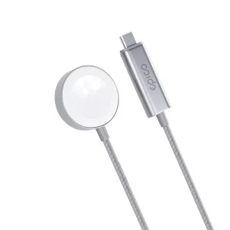 Epico USB-C Ladegerät Apple Watch 1.2m - silber Epico USB-C Ladegerät Apple Watch 1.2m - silber