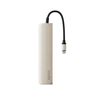 Epico 6in1 Aluminium USB-C 8K Hub - weiß