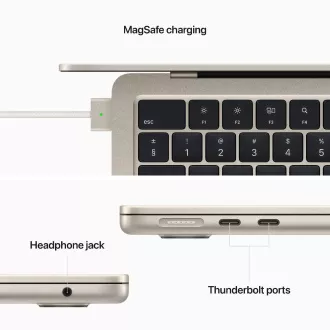 Apple MacBook Air 13/M2/13.6"/2560x1664/8GB/256GB SSD/M2/OS X/Starlight/1R Apple MacBook Air 13/M2/13.6"/2560x1664/8GB/256GB SSD/M2/OS X/Starlight/1R