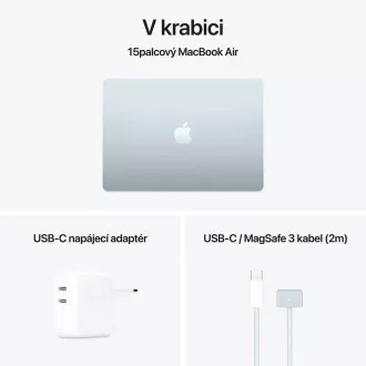 Apple MacBook Air 15"/M4/15.3"/2880x1864/24GB/512GB SSD/M4/Sequoia/Himmelblau/1R Apple MacBook Air 15"/M4/15.3"/2880x1864/24GB/512GB SSD/M4/Sequoia/Himmelblau/1R