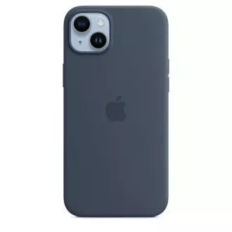 iPhone 14  Silikonhülle mit MS - Sturmblau