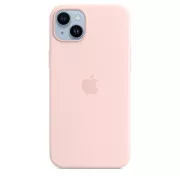 iPhone 14  Silikonhülle mit MS - Chalk Pink