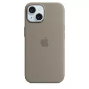 iPhone 15 Silikonhülle mit MagSafe - Lehm