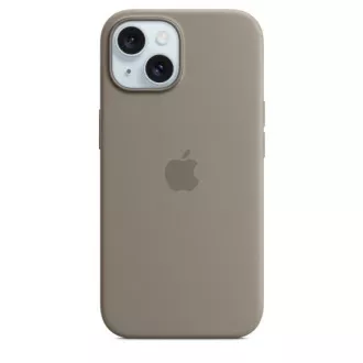 iPhone 15 Silikonhülle mit MagSafe - Lehm