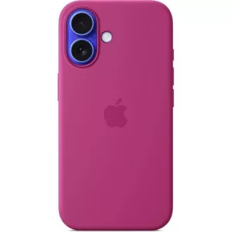 iPhone 16 Silikonhülle mit MS - Fuchsia iPhone 16 Silikonhülle mit MS - Fuchsia
