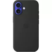iPhone 16 Plus Silikonhülle mit MS - Schwarz