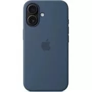 iPhone 16 Plus Silikonhülle mit MS - Denim