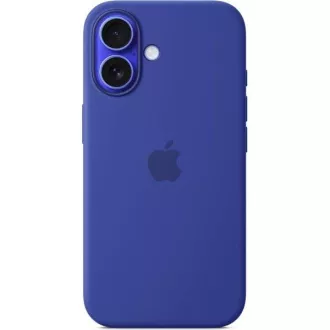 iPhone 16 Plus Silikonhülle mit MS - Ultramarin