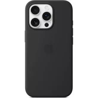 iPhone 16 Pro Silikonhülle mit MS - Schwarz