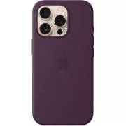 iPhone 16 Pro Max Silikonhülle mit MS - Pflaume