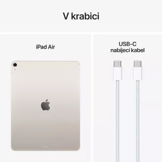 Apple iPad Air 13"/(M3) Wi-Fi   Mobilfunk/12,9"/2732x2048/8GB/128GB/iPadOS18/Starlight