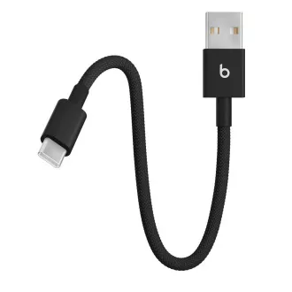 Beats USB-A / USB-C gewebtes Kabel (20cm)- Bolt Schwarz Beats USB-A / USB-C gewebtes Kabel (20cm)- Bolt Schwarz