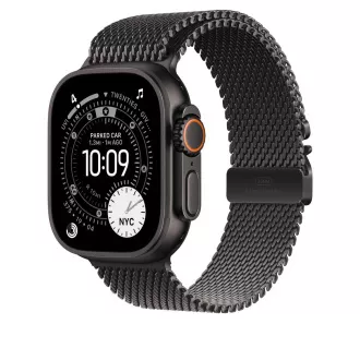 Uhr Acc/49/Schwarz Titan Milanese Loop - M