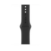 Uhr Acc/46/Schwarzes Sportband - S/M