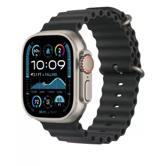 Uhr Acc/49/Schwarzer Ozean Band Ext - Natur.Titan Uhr Acc/49/Schwarzer Ozean Band Ext - Natur.Titan