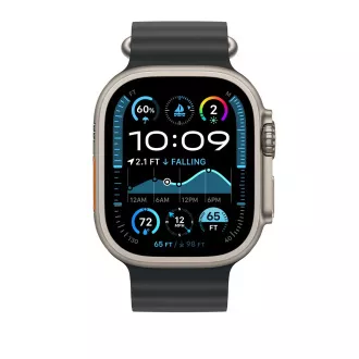 Uhr Acc/49/Schwarzer Ozean Band Ext - Natur.Titan Uhr Acc/49/Schwarzer Ozean Band Ext - Natur.Titan