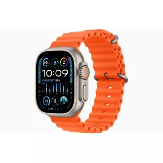 Apple Watch Ultra 2/49mm/Titan/Sportband/Orange Ocean