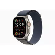 Apple Watch Ultra 2/49mm/Titan/Sportband/Blau Alpin/klein