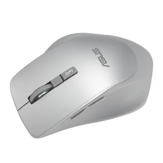 ASUS WT425/Ergonomisch/Optisch/Rechtshänder/1 600 DPI/Wireless USB/Silber