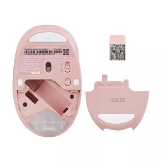 ASUS Fragrance Mouse MD101/Ergonomisch/Optisch/2 400 DPI/USB BT/Rosa ASUS Fragrance Mouse MD101/Ergonomisch/Optisch/2 400 DPI/USB BT/Rosa