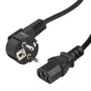 Stromkabel PC zu AC-Adapter 3-adrig 230V - 1m