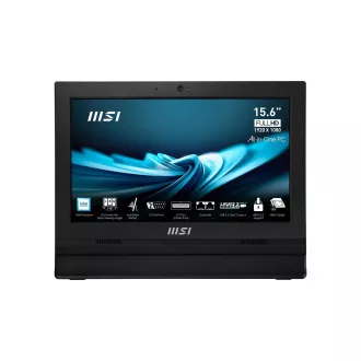 MSI PRO/AP162T ADL-04SCZ/15,6"/FHD/T/N100/4GB/128GB SSD/UHD/W11P/Schwarz/3R
