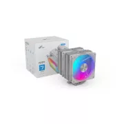 FSP CPU-Kühler MP7-WA Dual, 120mm FDB-Lüfter, Weiß