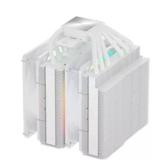 FSP CPU-Kühler MP7-WA Dual, 120mm FDB-Lüfter, Weiß