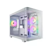 FSP S380-WA/Micro ATX/Transparent/Weiß