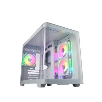 FSP S380-WA/Micro ATX/Transparent/Weiß