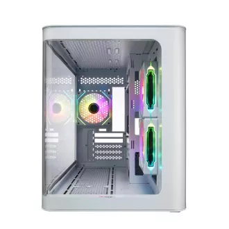 FSP S380-WA/Micro ATX/Transparent/Weiß