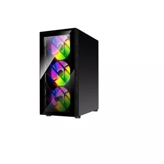 FSP CMT192/Midi Tower/Transparent/Schwarz