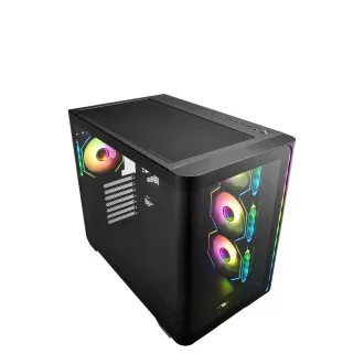 FSP M580-BA/Midi Tower/Transpar/Schwarz FSP M580-BA/Midi Tower/Transpar/Schwarz