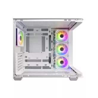 FSP M580-WA/Midi Tower/Transparent/Weiß