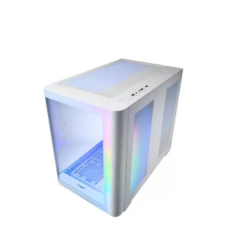 FSP M580-WA/Midi Tower/Transparent/Weiß