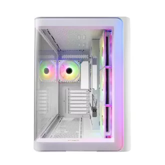 FSP M580-WA/Midi Tower/Transparent/Weiß