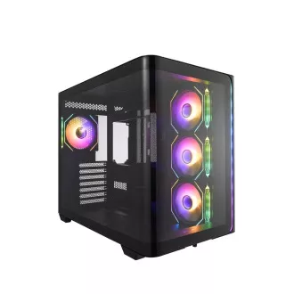 FSP M580-BP/Midi Tower/Transpar/Schwarz FSP M580-BP/Midi Tower/Transpar/Schwarz