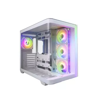 FSP M580-WP/Midi Tower/Transparent/Weiß FSP M580-WP/Midi Tower/Transparent/Weiß